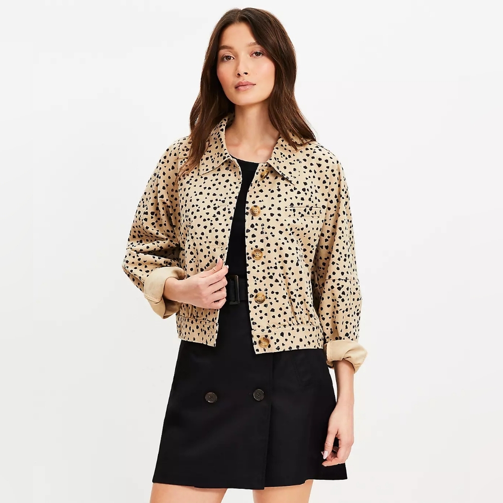 NWT Loft Animal Print Jacket
